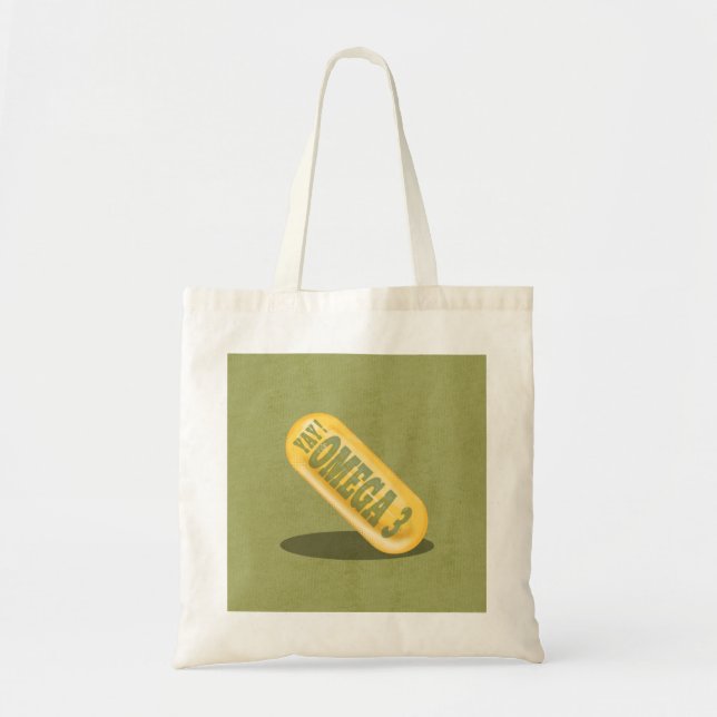 Bolso De Tela Omega 3 Aceite de pescado (Frente)