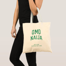 Bolso De Tela Omo-Naija — Patrimonio Nigeriano Personalizado