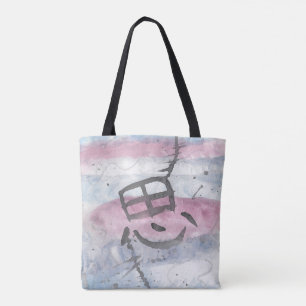 Bolso De Tela Omo-pensamiento-kanji
