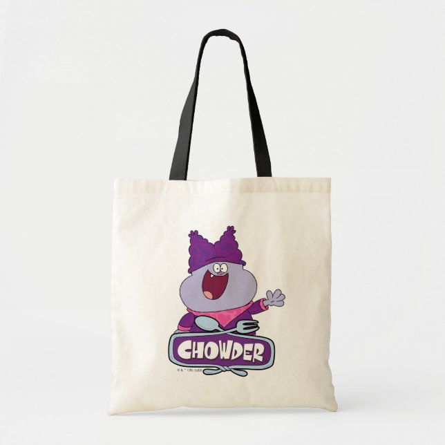 Bolso De Tela Onda de Chowder (Frente)