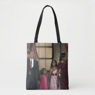 Bolso De Tela Onda de la familia de Barak Obama