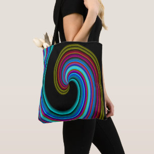 Bolso De Tela Onda de Neon.........