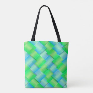 Bolso De Tela Ondas de cesta