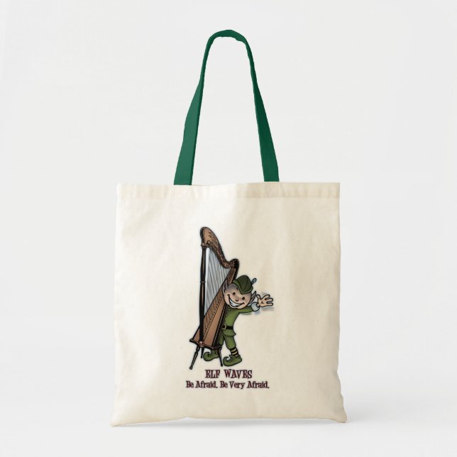 Bolso De Tela Ondas del duende - ARPA (Frente)
