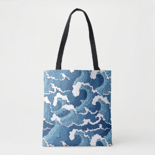 Bolso De Tela Ondas del extracto