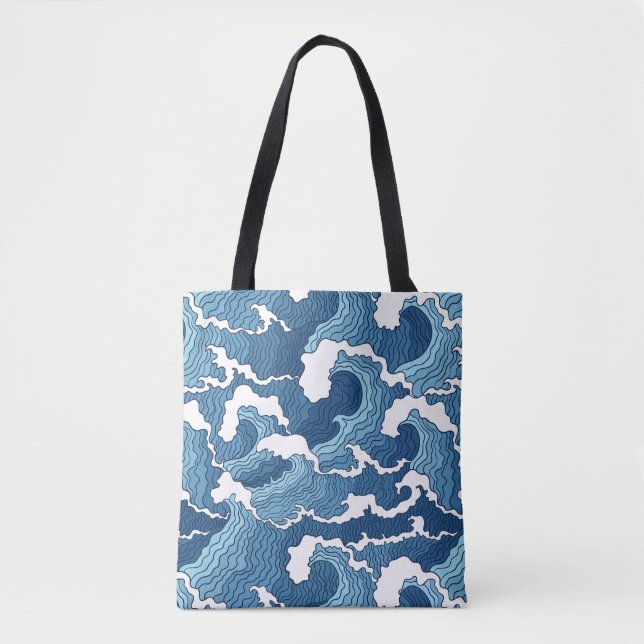 Bolso De Tela Ondas del extracto (Anverso)
