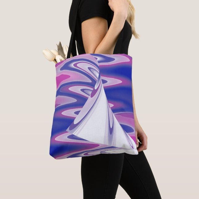 Bolso De Tela Ondas giratorias (Detalle)