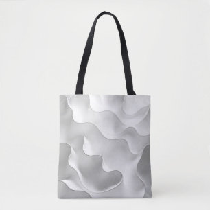 Bolso De Tela Ondas lechosas