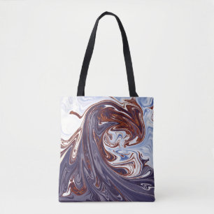 Bolso De Tela ondas monstruosas Mejor pintura abstracta