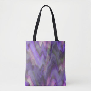 Bolso De Tela Ondas moradas térmicas