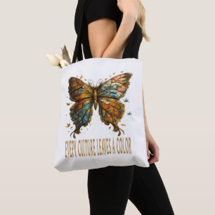Bolso De Tela Ondulaciones Culturales