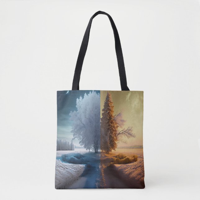 Bolso De Tela One day in winter (Anverso)
