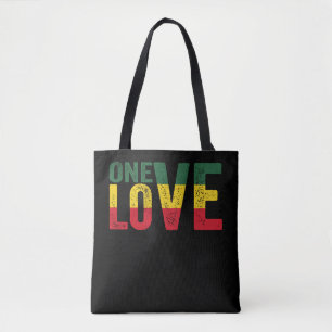 Bolso De Tela One Love Jamaican Rasta Reggae
