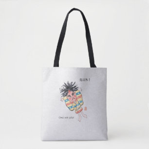 Bolso De Tela ¡Oni wa Soto! Tote de hombro