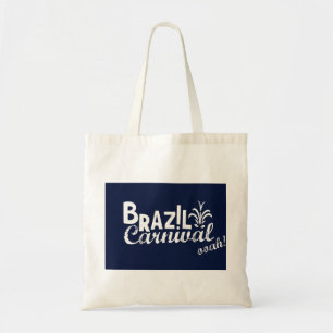 Bolso De Tela ¡Ooah del carnaval del Brasil! Azul que hace