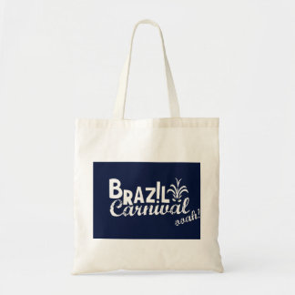 Bolso De Tela ¡Ooah del carnaval del Brasil! Azul que hace