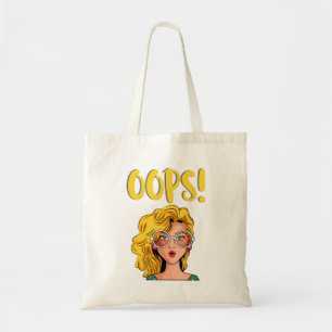 Bolso De Tela Oops Woman Funky Tote Bag