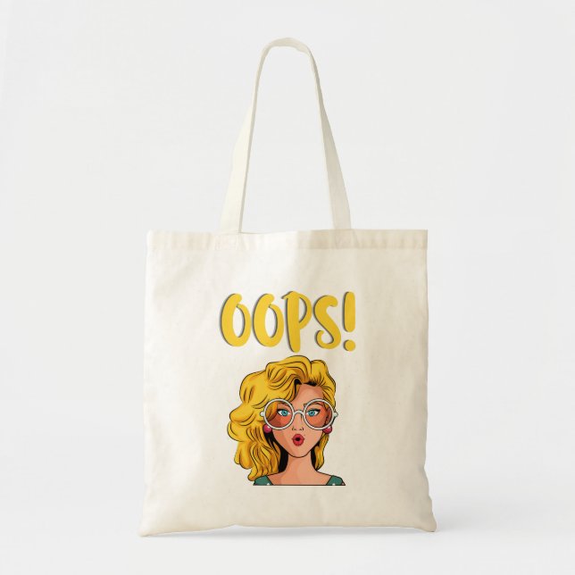 Bolso De Tela Oops Woman Funky Tote Bag (Frente)