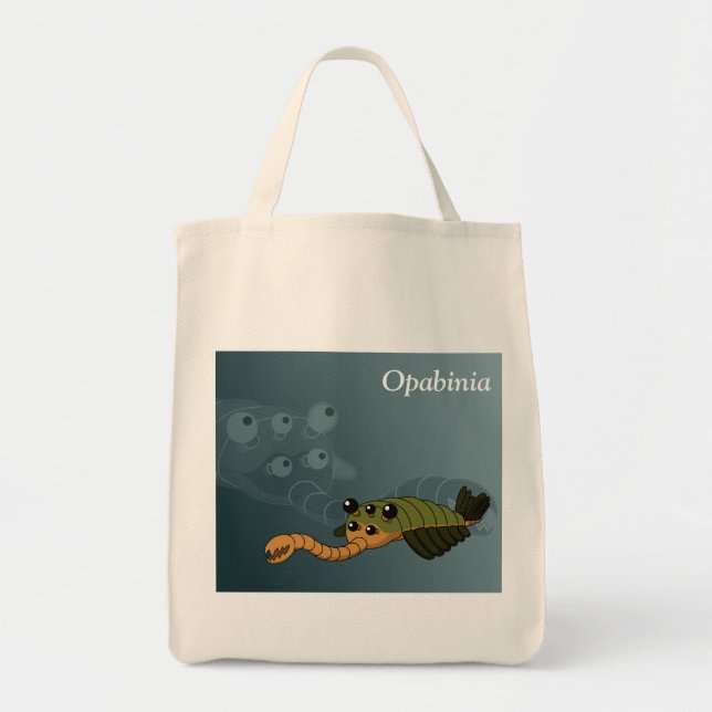 Bolso De Tela Opabinia- Animal prehistórico (Frente)