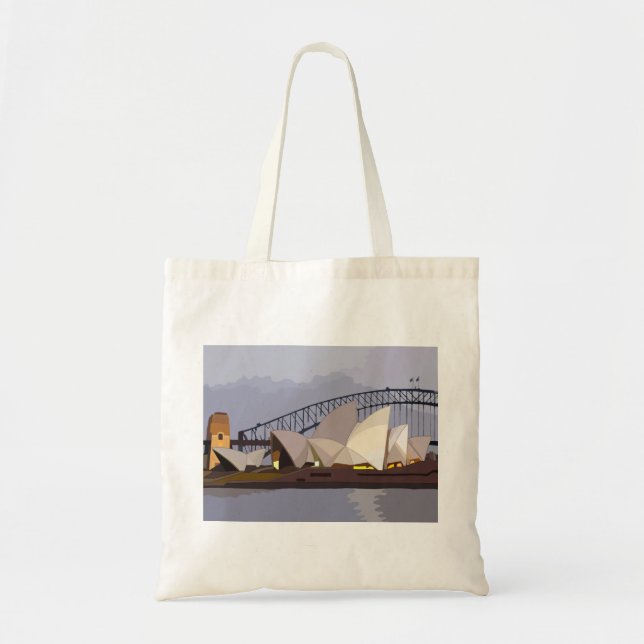 Bolso De Tela Ópera de Sídney Tote Bag (Frente)