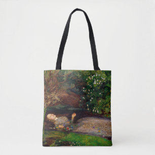 Bolso De Tela Ophelia, John Everett Millais, 1851-1852