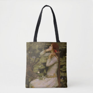 Bolso De Tela Ophelia por el estanque de John William Waterhouse