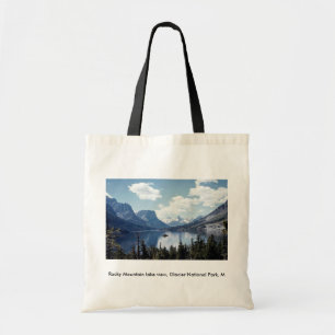Bolso De Tela Opinión del lago mountain rocosa, Parque Nacional