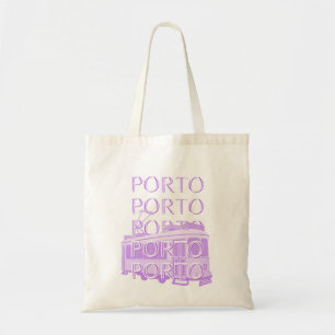 Bolso De Tela Oporto Travel Art, Portugal, Pastel, Minimalista