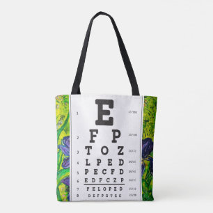 Bolso De Tela Optometría Ophthomolgist Eye Médico Ojo Gráfico To
