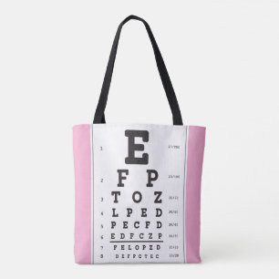 Bolso De Tela Optometría Ophthomolgist Eye Médico Ojo Gráfico To
