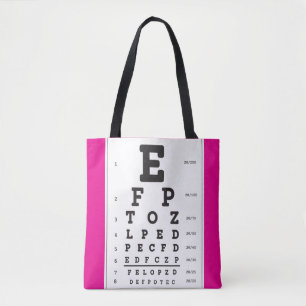 Bolso De Tela Optometría Ophthomolgist Eye Médico Ojo Gráfico To