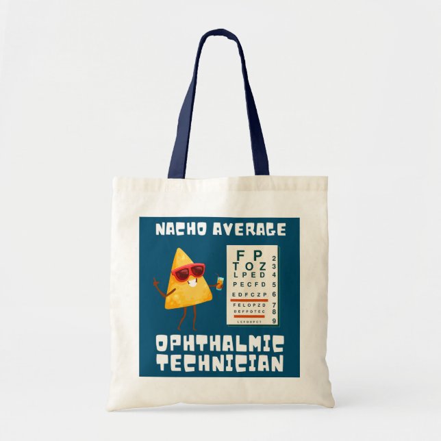 Bolso De Tela Optometría Tecnológica Oftálmica Y Óptica (Frente)