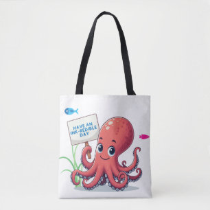 Bolso De Tela Opulpo personalizado con pescado