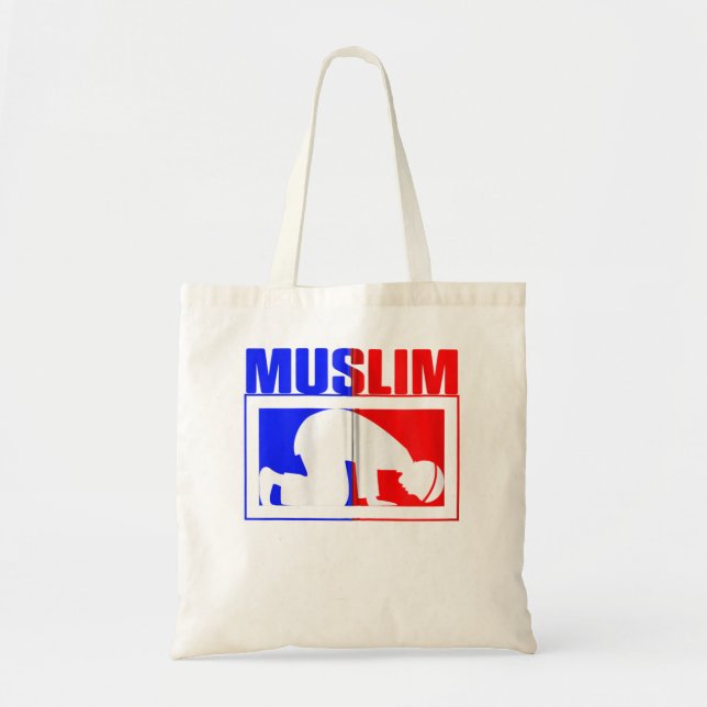 Bolso De Tela Oración musulmana Mat Islam Allah Religión Ramadan (Frente)