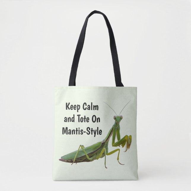 Bolso De Tela Orando a Mantis personalizado (Anverso)