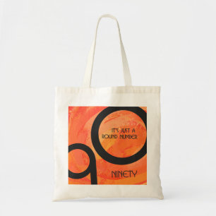 Bolso De Tela Orange Decade 90th Birthday