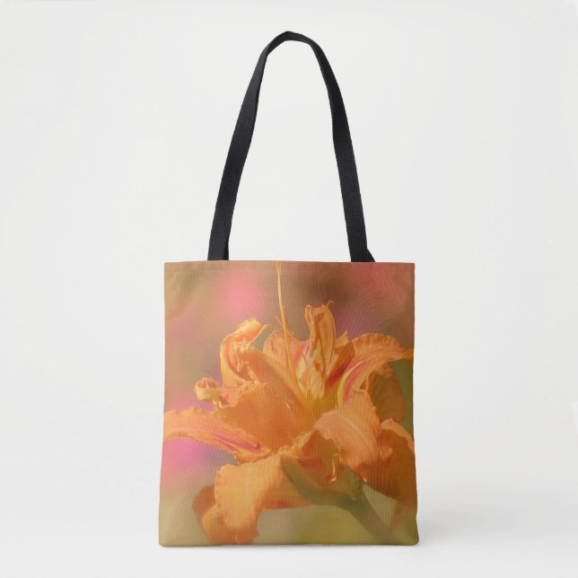 Bolso De Tela Orange Marmalade - Kwanso Daylily (Anverso)