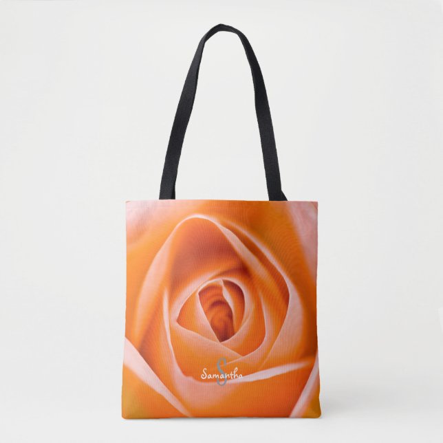 Bolso De Tela Orange Rose Tote bag (Anverso)