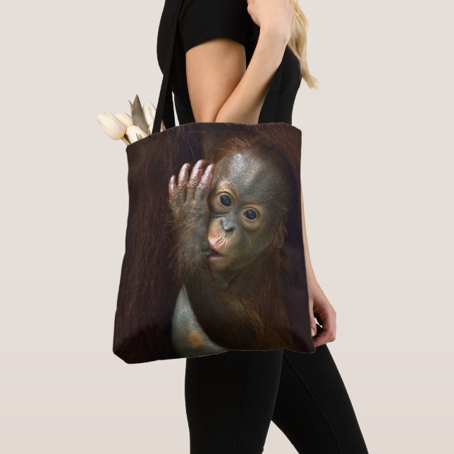 Bolso De Tela Orangután (Detalle)