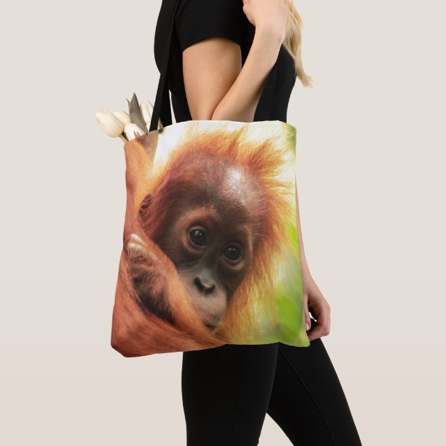 Bolso De Tela Orangután de Sumatran del bebé (Detalle)