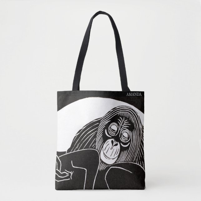 Bolso De Tela Orangutan – Samuel de Mesquita Personalized (Anverso)