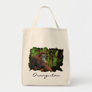 Bolso De Tela Orangutan y Tote de la Selva de la Selva de Prima