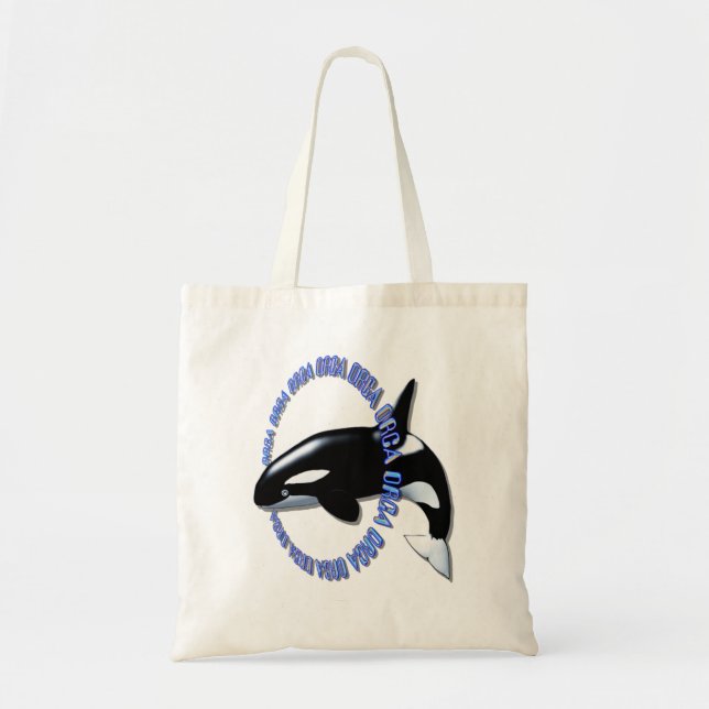 BOLSO DE TELA ORCA  (Frente)