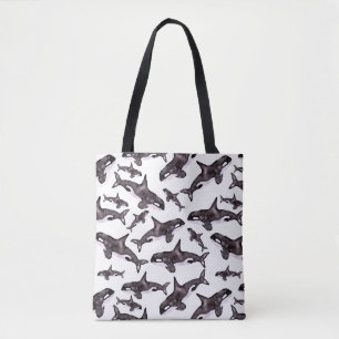 Bolso De Tela Orca de la acuarela