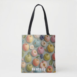 Bolso De Tela Orchard Whimsy: fruta pastel