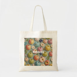 Bolso De Tela Orchard Whimsy: fruta pastel