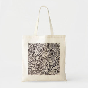 Bolso De Tela Órgano de Preocupación Presupuesto Tote Bag