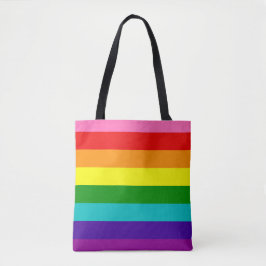 Bolso De Tela Orgullo arco iris retro