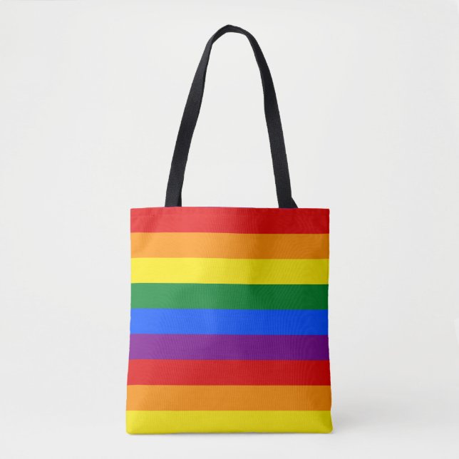 Bolso De Tela Orgullo arcoiris (Anverso)