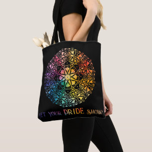Bolso De Tela Orgullo arcoiris de la ventana gótica